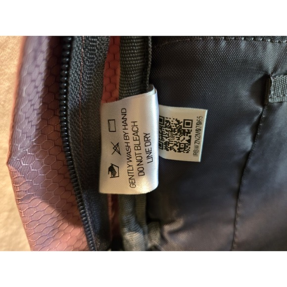 Adidas Large Backpack Laptop Storage Pink and Gray  Gold Loadspring Straps - Picture 9 of 10